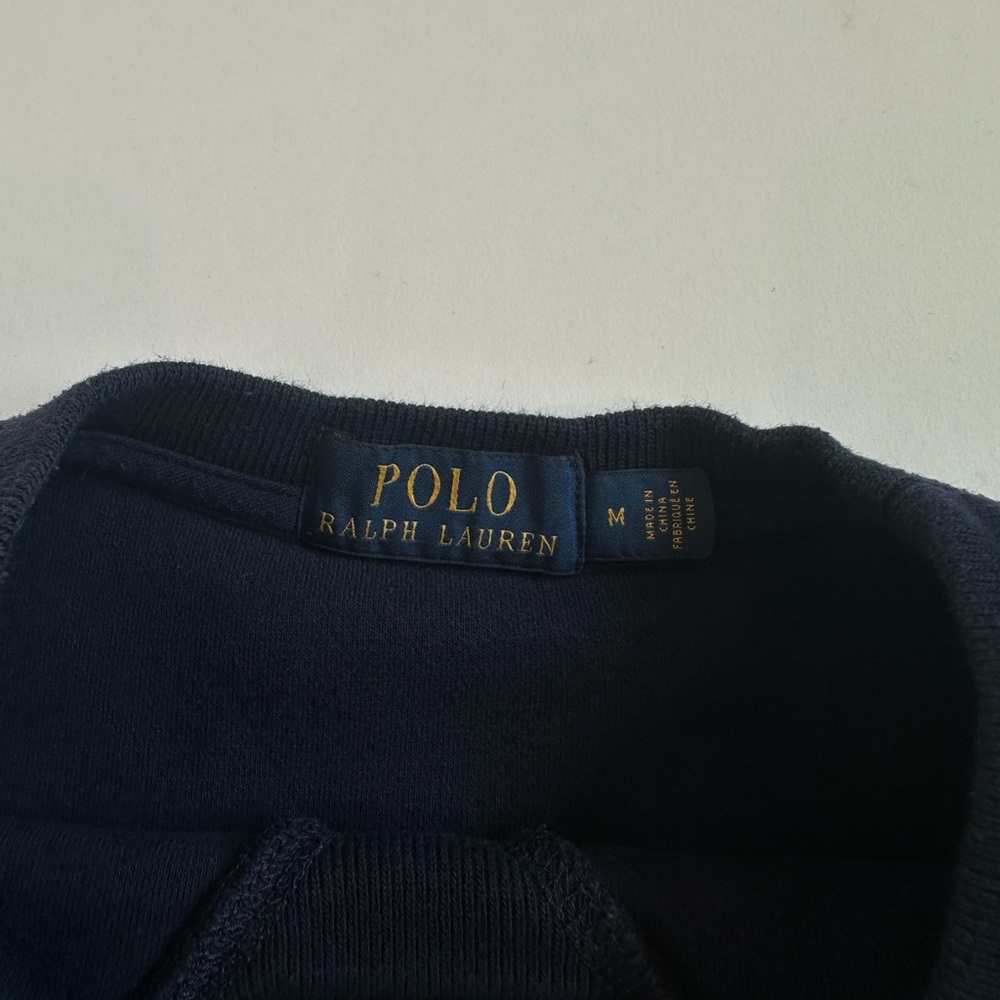 Polo Ralph Lauren Crest Logo Embroidered Sweatshirt Sweater medium - Picture 6 of 11